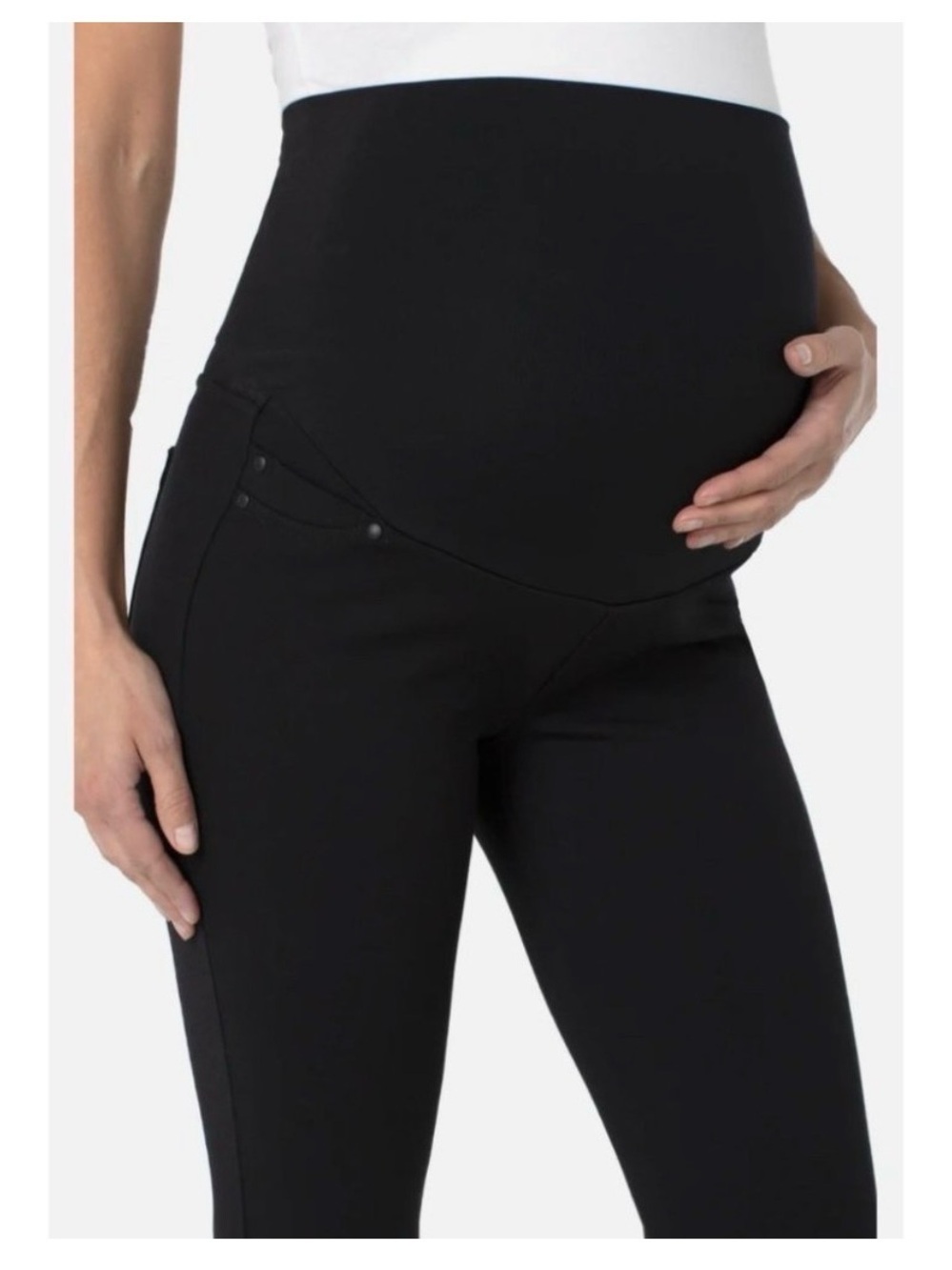 Maternity Black Ponte Leggings bundle
